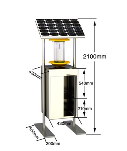 柜式太陽能殺蟲燈2